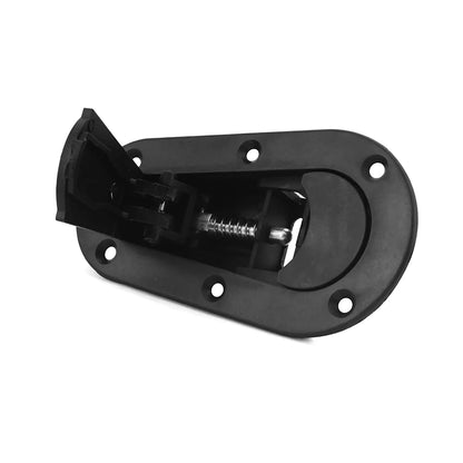 2Pcs Black Front Hood Engine Bonnet Pin Latch Lock Universal for Racing Car, Safety Protection with / without keys