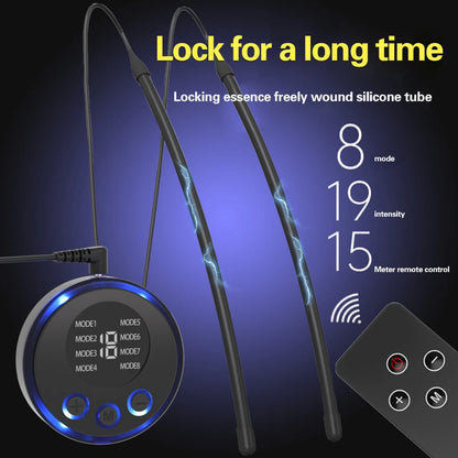 Electric Shock Metal Penis Ring Electric Penis Enlarger Massage Cock Ring Medical Themed Toys Stimulate Adult Sex Toys For Men