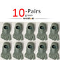 5 Pairs Invisible Toe Socks Summer Thin Cotton Mesh Shallow Mouth Soft Elastic Breathable Deodorant Cool 5 Finger Socks Sokken