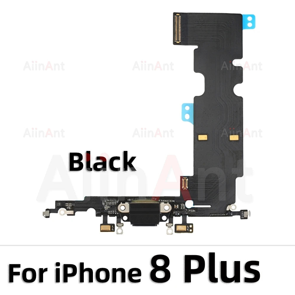 AiinAnt Dock USB Mic Board Charger Connector Fast Charging Port Flex Cable For iPhone X Xr Xs Max 7 8 Plus