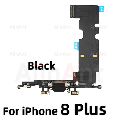 AiinAnt Dock USB Mic Board Charger Connector Fast Charging Port Flex Cable For iPhone X Xr Xs Max 7 8 Plus