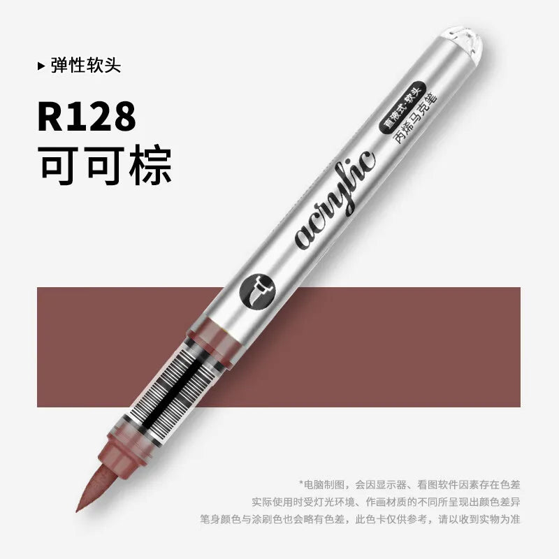 1 PC 120 Colors Acrylic Paint Marker Pens Professional Drawing Pens for Graffiti Manga School Aesthetic Stationery Art Supplies