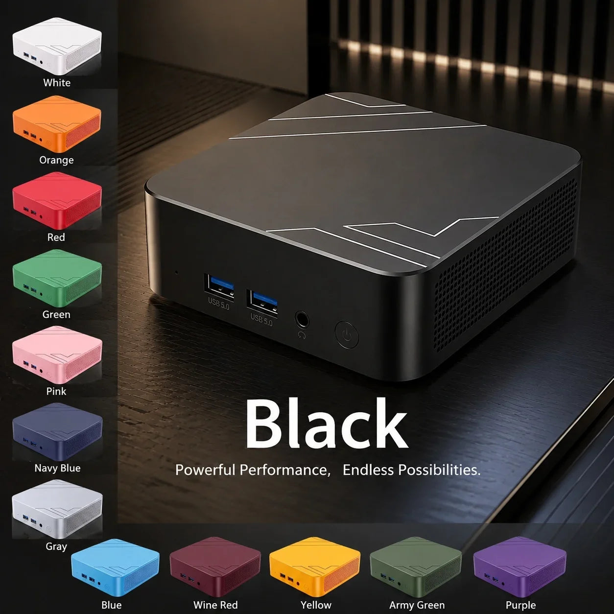 2026 Mini PC Windows 11 Pro Intel I9-10980HK 32GB DDR4 1TB SSD PC Gamer Computer Dual WIFI 6 BT5.2 4K HD Gaming Desktop