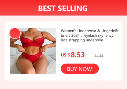 Women's Lingerie & Underwear， eyelash sxy fancy lace strapping underwire bra &  brazilian panties ，victoria style