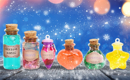 DIY Fairy Magical Potions Kit for Kids Potion Making Set Fairy Potion Bottles Craft Toy Science Set Magic Kits（24pcs)）