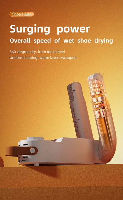 HOMEFISH Intelligent Shoe Dryer Quick Drying Deodorizing Sterilizing Adjustable Timer Household Shoe Warmer And Heater