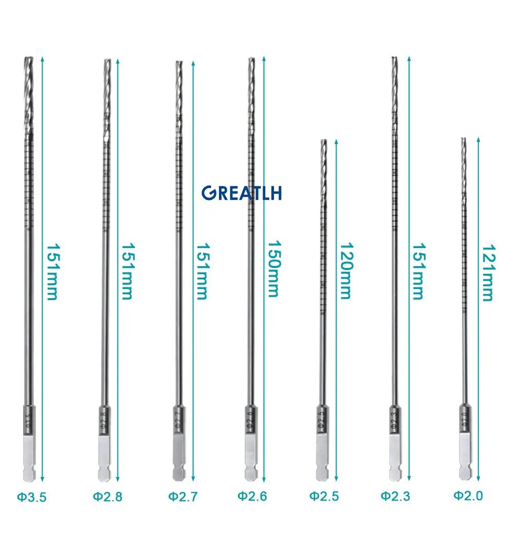 Orthopedic Surgery AO Quick Fit Drill Bits Veterinary Pets Surgical Instruments Medical Supplies and Equipment Stainless Steel