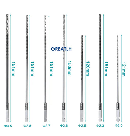 Orthopedic Surgery AO Quick Fit Drill Bits Veterinary Pets Surgical Instruments Medical Supplies and Equipment Stainless Steel