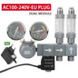 Aquarium CO2 Regulator Dual Meter Solenoid Valve Quick Plug Foam Recorder Control System Fish Tank CO2 Pressure Reducing Valve
