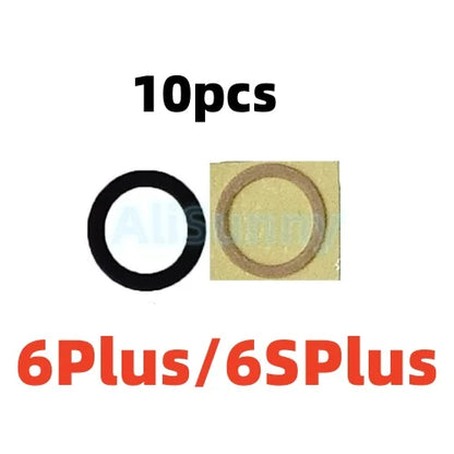 AliSunny 10pcs Back Camera Glass for iPhone 7 8 Plus 6 6S 6Plus 7Plus X XR XS Max 11 12 Rear Cover Lens 3M Sticker Holder Parts