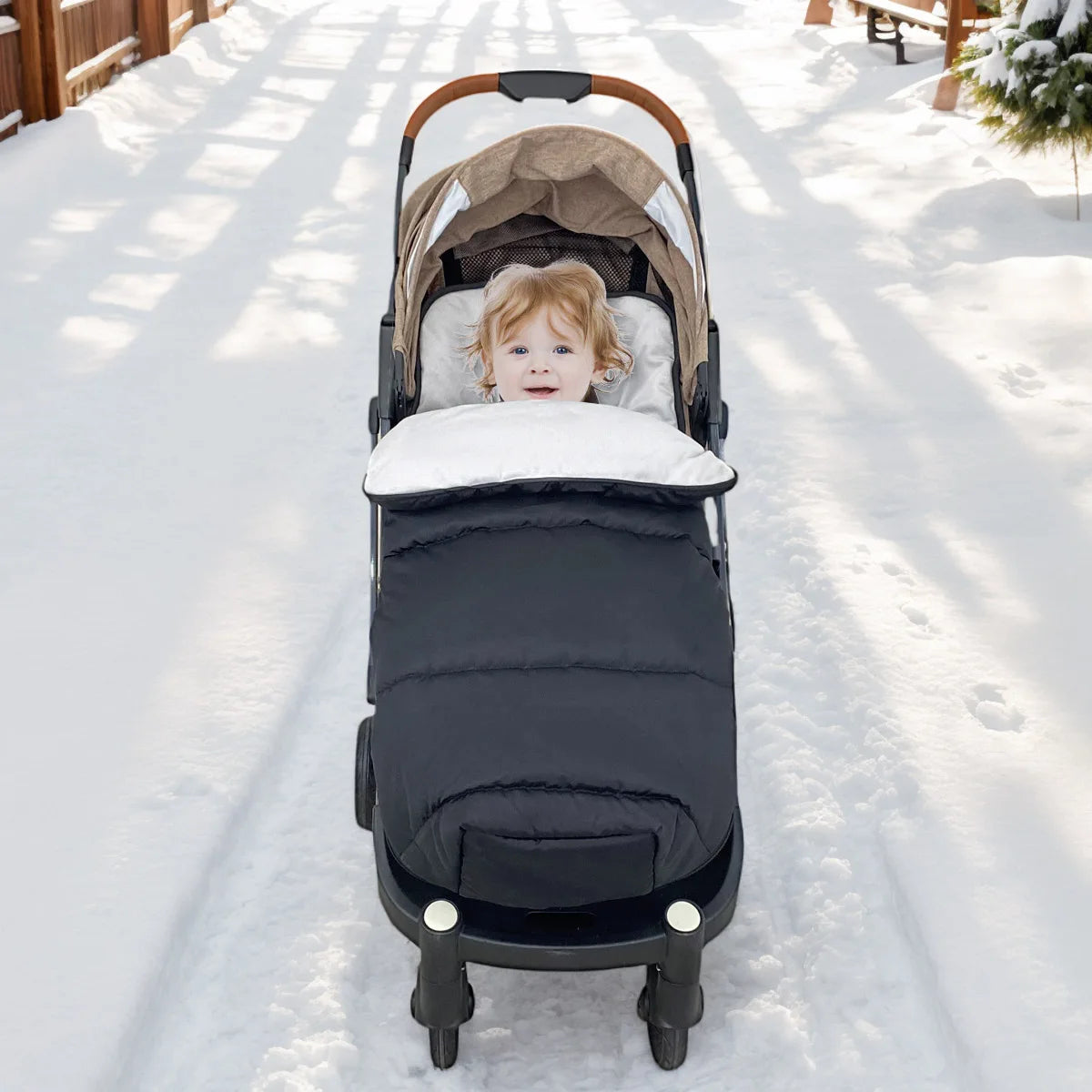 Universal 6-36M Warm Socks Winter Baby Stroller Footmuff Snowproof windproof Sack Baby Stroller Accessories