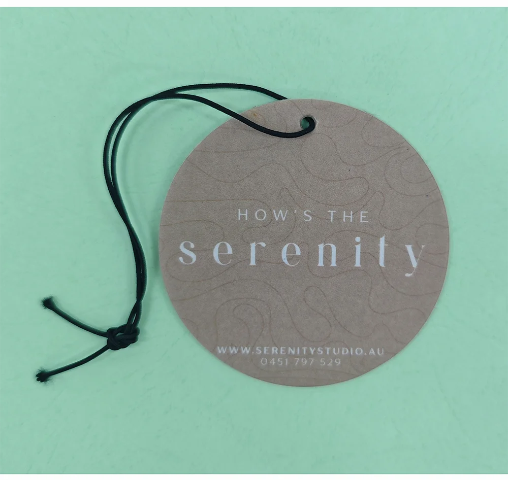Custom Car Air Freshener Personalized Hanging Scented Paper Odor Eliminator Long Lasting Fragrance for Car Interior Decor Gift