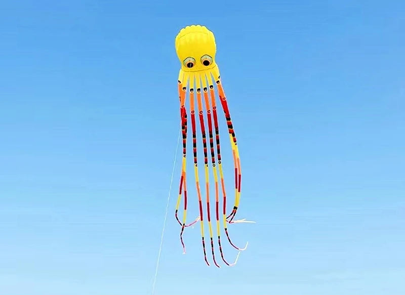Large 15m octopus kites flying for adults kites windsurf cerfvolant inflatable toys kevlar Clothlarge kites outdoor fun dragon