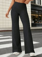 Pilates Straight Leg Yoga Pants Lightweight Soft Stretchy Wide Leg Trouser Casual Yoga And Running Sweatpants All Season Legging