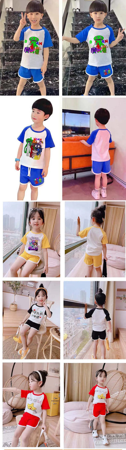 barbapapa Children's Suit for Girls Children's Clothing Girl Child Tracksuit Pajamas Kids Football Kits Korean Popular Clothes
