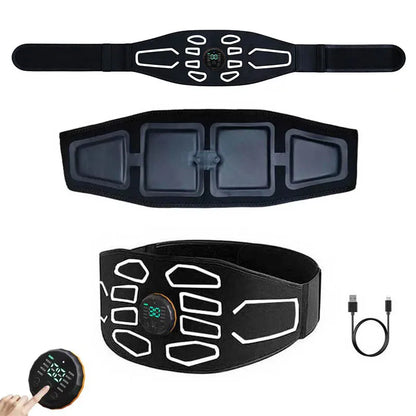 120cm Muscle Stimulator Muscle Toner Abdominal Toning Belt Abdominal Massager Smart Waist Belts USB Recharge Fitness Equipment