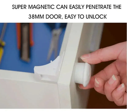 Magnetic Children's Lock for Extra Cabinet Door Safety: A Must-Have for Parents  Drawer Lock  Baby Protection  Baby Safety Lock