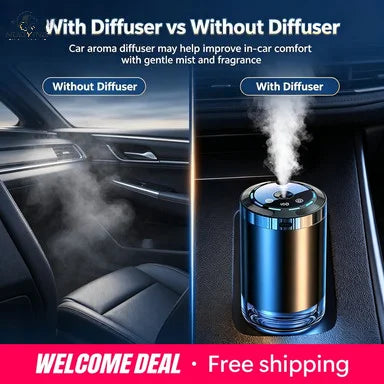 5‑Mode Mist Humidifier & Aromatherapy Diffuser, Multifunctional Air Freshener for Car Interior, Home Bedroom and Office Desktop Use