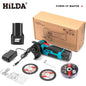 HILDA 12V/3 Inch Lithium Electric Angle Grinder Mini Small Household Handheld Cutting Machine Polishing Machine