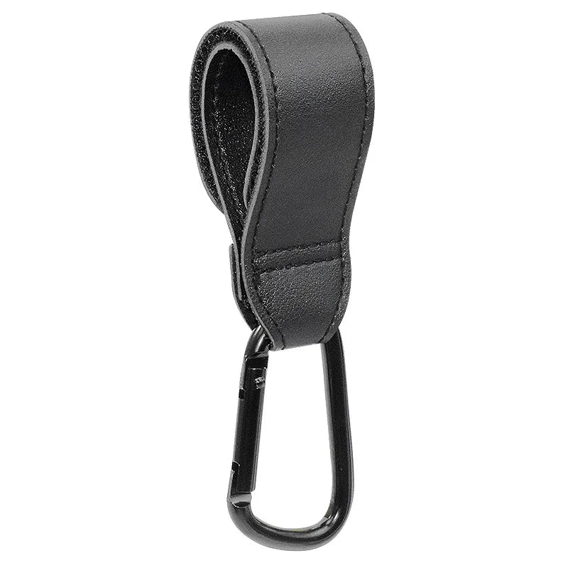 1/2pcs PU Leather Baby Bag Stroller Hook Pram Cart Organizer 360 Degree Rotatable Hook High-quality Crochet Stroller Accessories