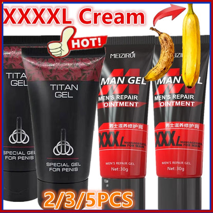 2/3/5pcs Male Big Dick Penis Enlargement Cream Sex Gel Increase Size Male Delay Erection Cream For Men Growth Thicken Adult Sex