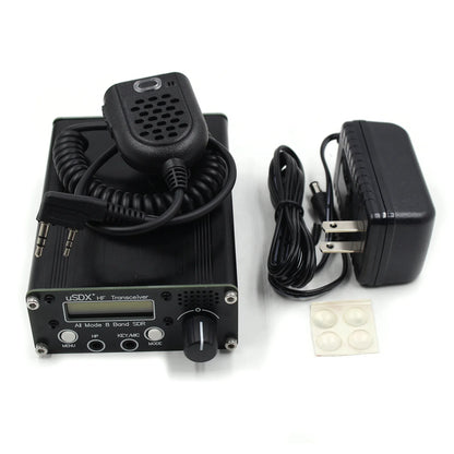 R1.02W  3-5W USDX+ V2 SDR Transceiver All Mode 8 Band HF Ham Radio QRP CW Transceiver 80M/60M/40M/30M/20M/17M/15M/10M