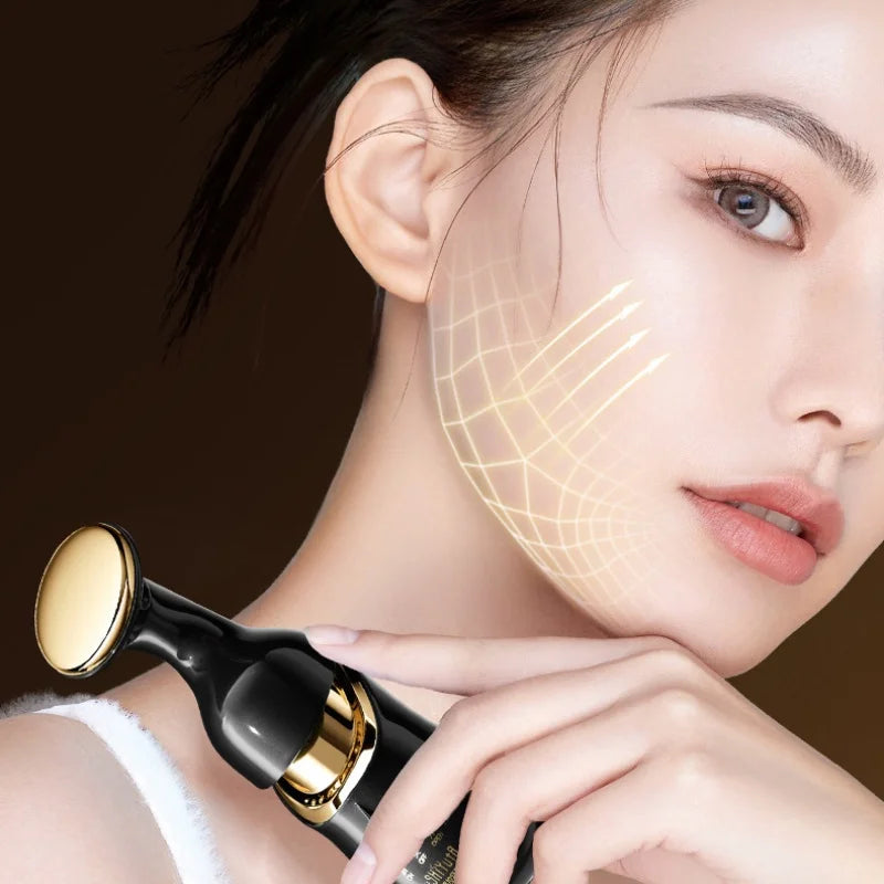 3 In 1 Face Massager Neck Facial Eye Massage Introducer Microcurrent Skin Rejuvenation Anti Aging Beauty Device Beauty Tools