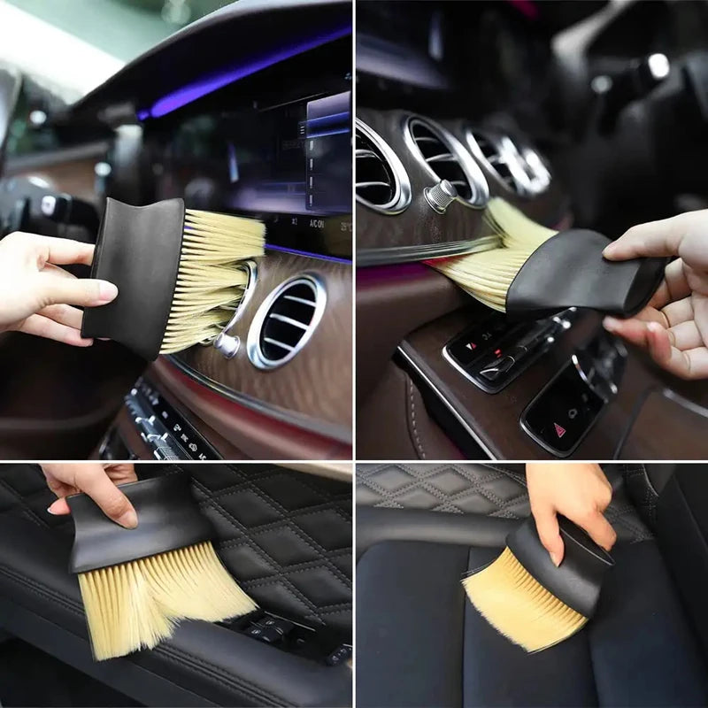 Auto Interior Dust Brush Car Cleaning Brushes Soft Bristles Detailing Brush Dusting Tool for Car Dashboard Air Conditioner Vents