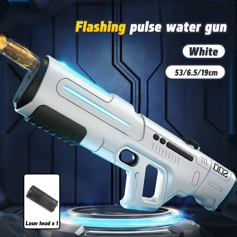 2025 NEW Pulse Electric Water Gun Toy With Fire Spray,Fully Automatic Summer Adult Beach Pool Battle Shooting Water Spray Toy