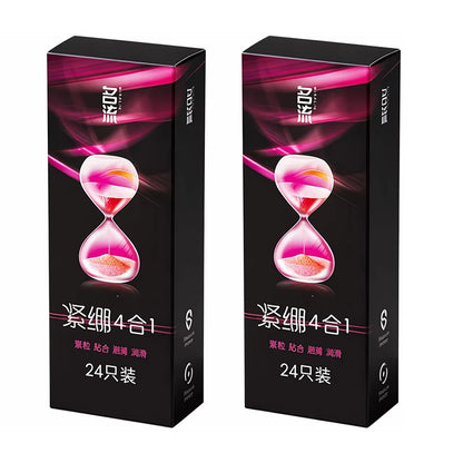 24Pcs 49mm Snug Fit Condoms Ultra Thin Textured Dotted Latex Safe Sex Protection Bulk Value Pack Intimate Care