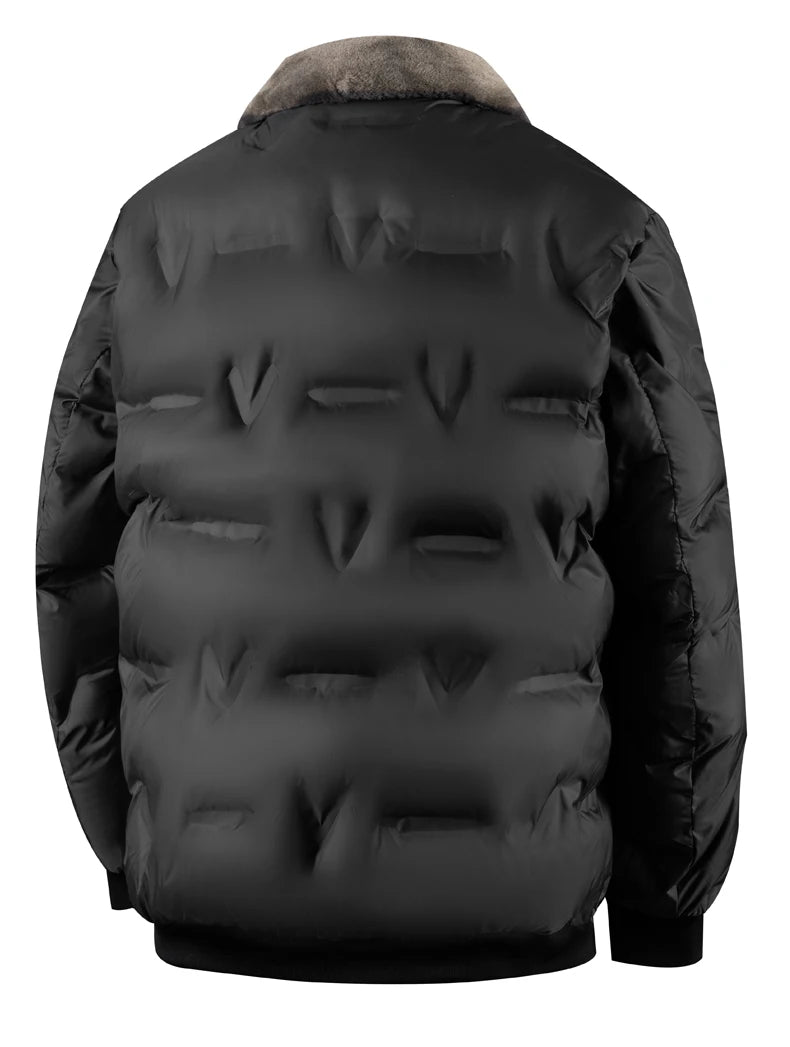 Men's Fashion Windbreaker Parka Coat Male Jacket Autumn Winter Overcoat Windproof Casual Warm Hombre New Streetwear Outdoors