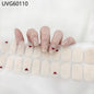 20/22Tips UV Semi cured Gel Nail Stickers Waterproof Long Lasting Full Gel Nail Wraps Press On Nail Decal DIY Manicure
