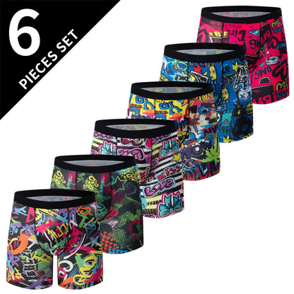4/5/10 Fashion Four Seasons Men's Long Casual Daily Youth Sports Shorts Comfortable Breathable Sweat Absorbing Elastic Shorts