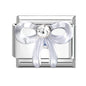 Y2K Butterfly Bow Knot Heart Star Moon Zircon Daisy Cross Italian Charm Links Fit 9mm Stainless Steel Bracelet DIY Making Gifts