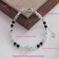 VENTFILLE 925 Sterling Silver Butterfly Bracelet for Girl Bead String Design Insect Fashion Versatile Jewelry Gift Dropshipping