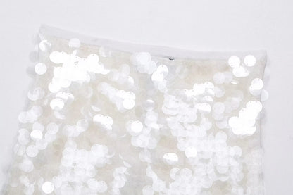 Summer New Women's Design  ort  Skirt with Inner  Bead Decoration Casual Sle Polyester Fiber Knitted A-Line...