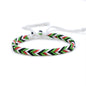 Geometric Polka Dot Palestine Bracelet for Men Women Hand Multicolor Weave Arabic Style Gaza Flag Jewelry Accessories