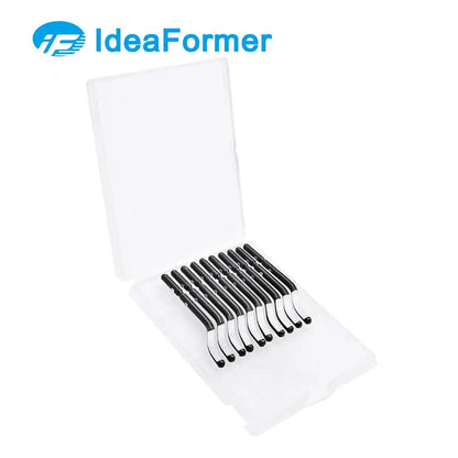 1 Set Fixed Handle Plastic Burr Pocket Knife NB1100 Scraper+10pc BS1010 Blades Trimming Neaten Deburring Head Cutter 3D Tools