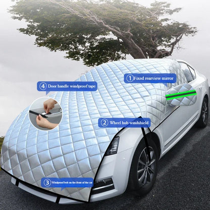 5-Layer Car Cover Hail Snow Shade Awning From Protective Dust Waterproof Exterior Protect Anti UV Outdoor Protector Covers