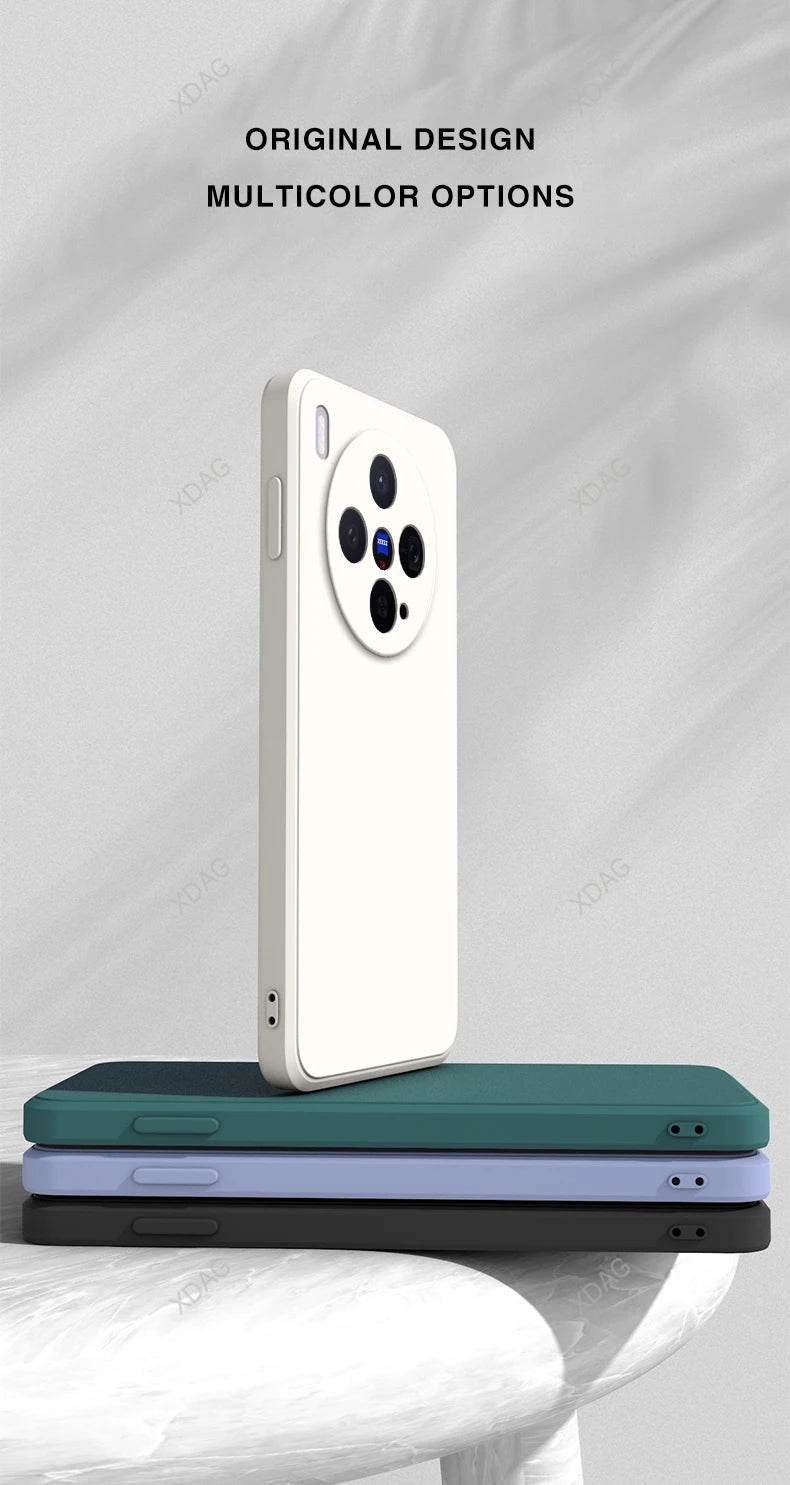 Soft Silicone Classic Case for VIVO X300 5G X300 Pro 5G Original Square Liquid Camera Protection High Qualtiy X300Pro Back Cover