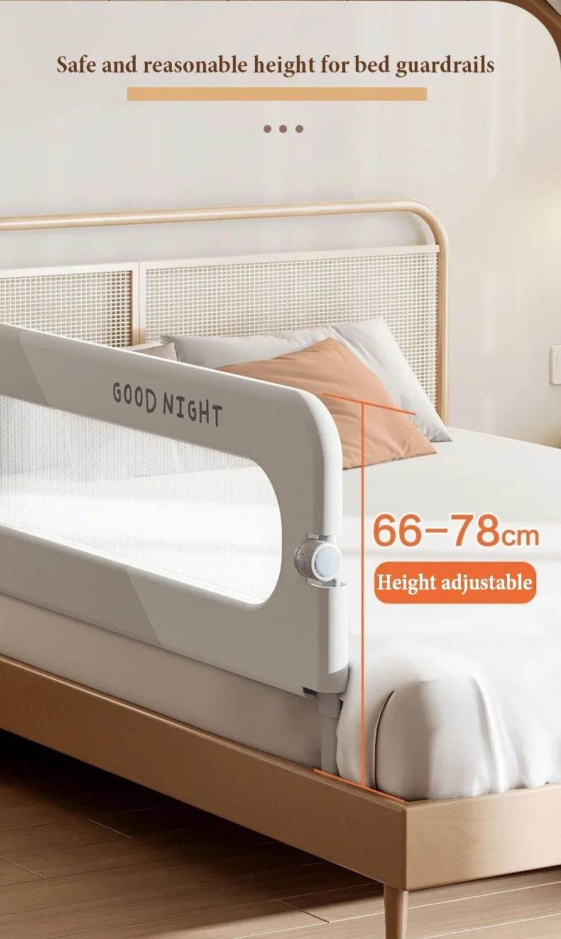Baby Bed Rail Guardrail Safety Barrier Sleeping Prevent Falling Railings for Babies Crib Toddler Side Protective
