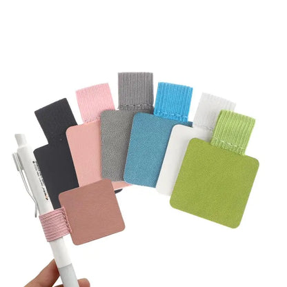 5/10Pcs Self-adhesive Elastic Pen Loop Holder - Pen Clip Accessories for Notebooks Journals Planners Office School Supplies
