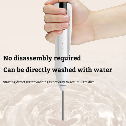Mini Electric Milk Foamer Blender Wireless Coffee Whisk Mixer Handheld Egg Beater Cappuccino Frother Mixer Kitchen Whisk Tools