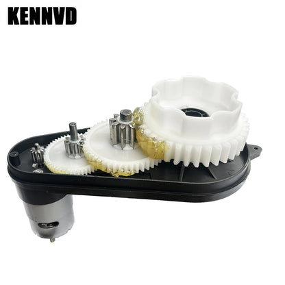 12V 24V RS550 1.2cm/0.47in Motor Gearbox for Children's Electric Ride on Toy Car,Kids Electric Car Reducer