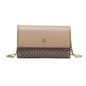 CH Women Crossbody Bag Splicing Letter Print Metal Chain Shoulder Purse PU Leather Flap Small Ladies Evening Clutch Handbag Gift