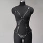 Full Body Leather Harness Daily Outfit Women Body Harness BDSM Lingerie Rave Outfit Bondage Harness Full Body BDSM Lingerie Set