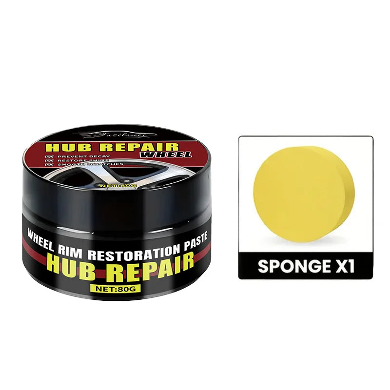 White Silver Aluminum Alloy Car Wheel Rim Scratch Refurbishment Paste for Electroplating Chrome Repair