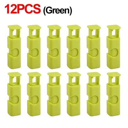 12 PCS Reusable Bread Bag Clips Fresh Food Seal Plastic Spring Clip Snack Storage for Home Kitchen
