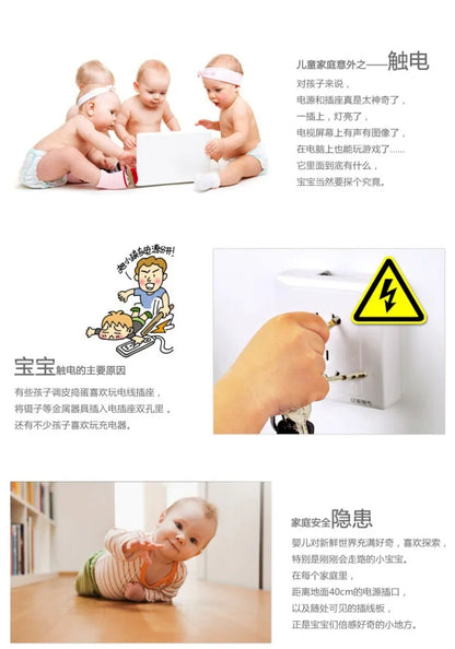 10pcs Baby Safety Silicone Protector Table Corner Edge Protection Cover Electric Socket Protection Children Anticollision Guards