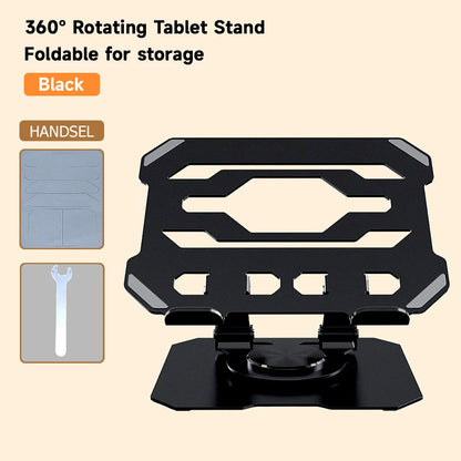360° Rotatable Tablet Stand Adjustable Foldable Desktop Stand Holder Compatible For 4.7-10 Inch Ipad Pro/Air/Min Tablet Phone